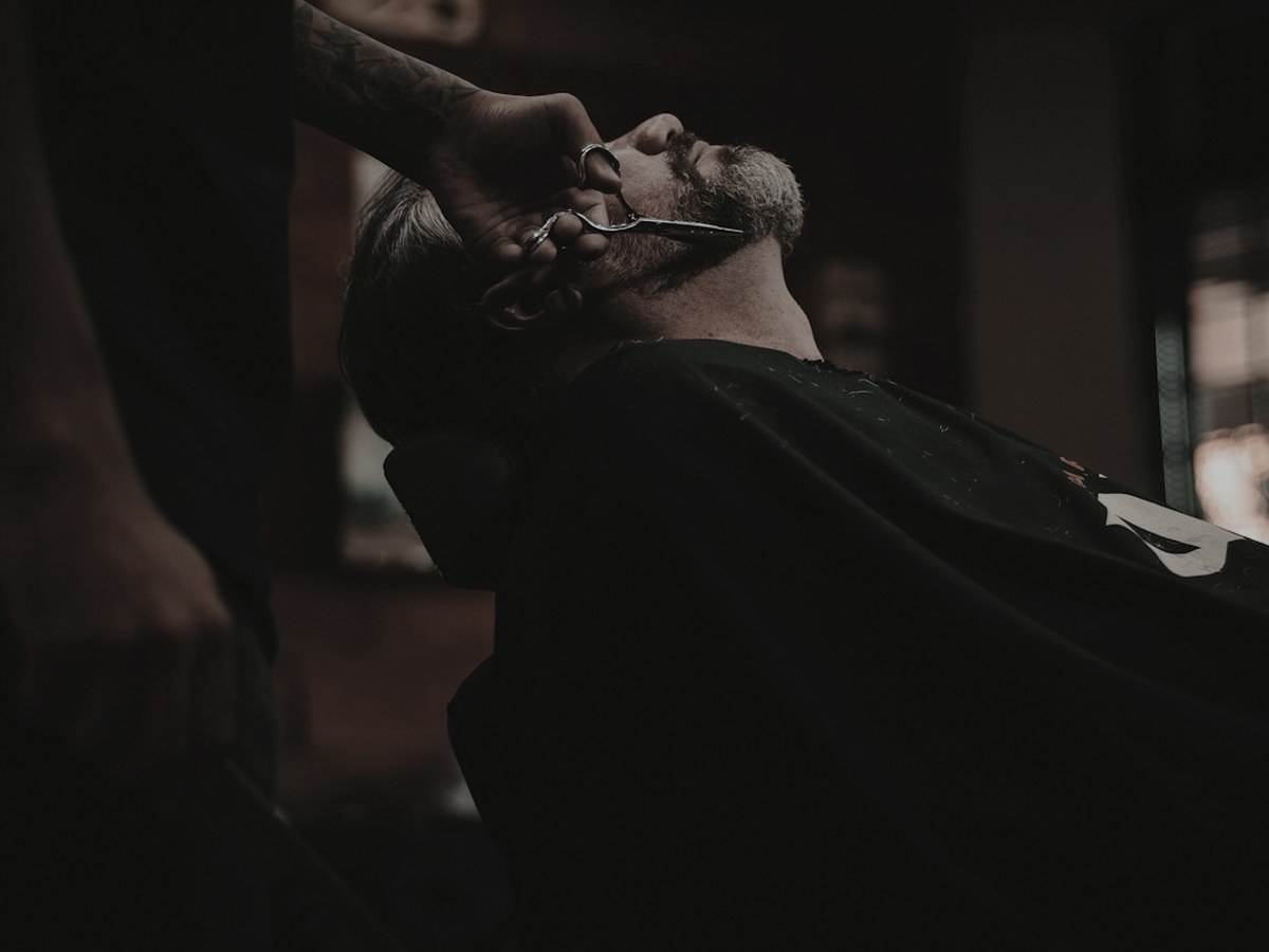Sangit Hair Cutt Saloon dull tired look before a visit